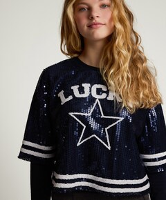 Meisjes top blauw