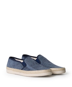 Tobias heren moccasins blauw