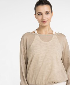 Dames sweater beige