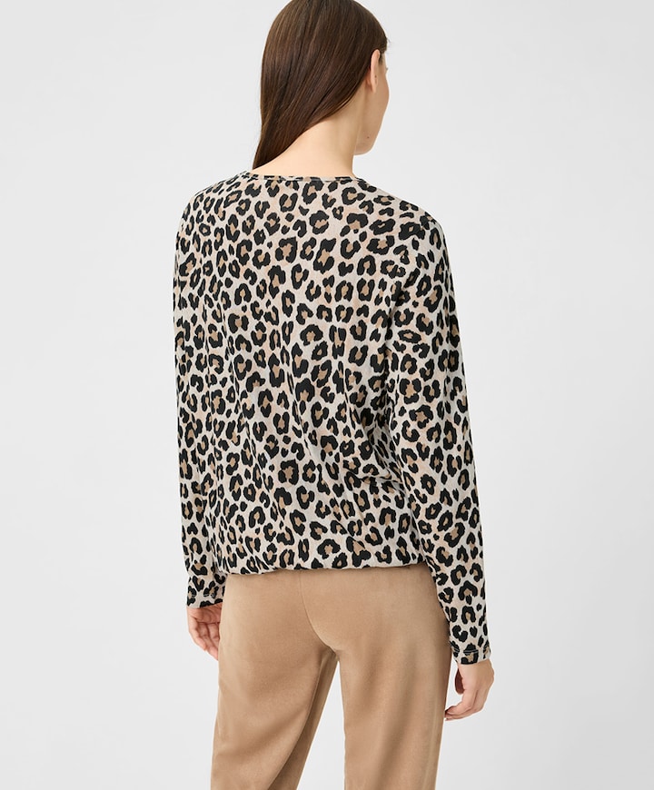 Dames longsleeve beige