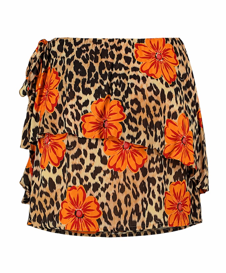 Dames rok bruin