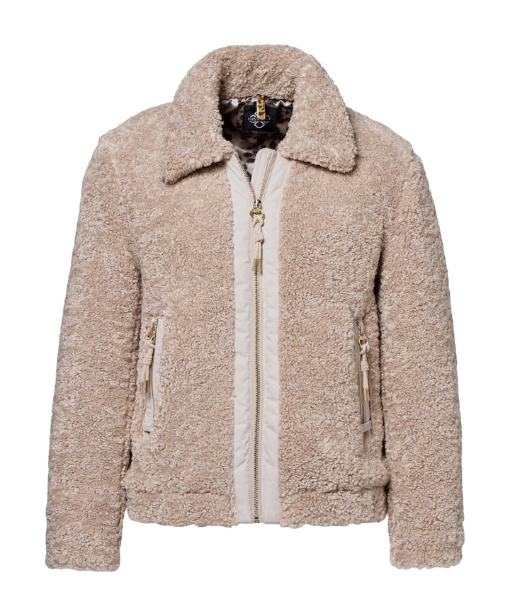 Dames jas beige
