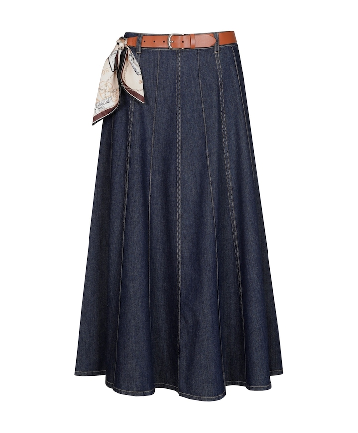 Dames rok blauw