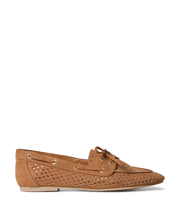 dames loafers bruin