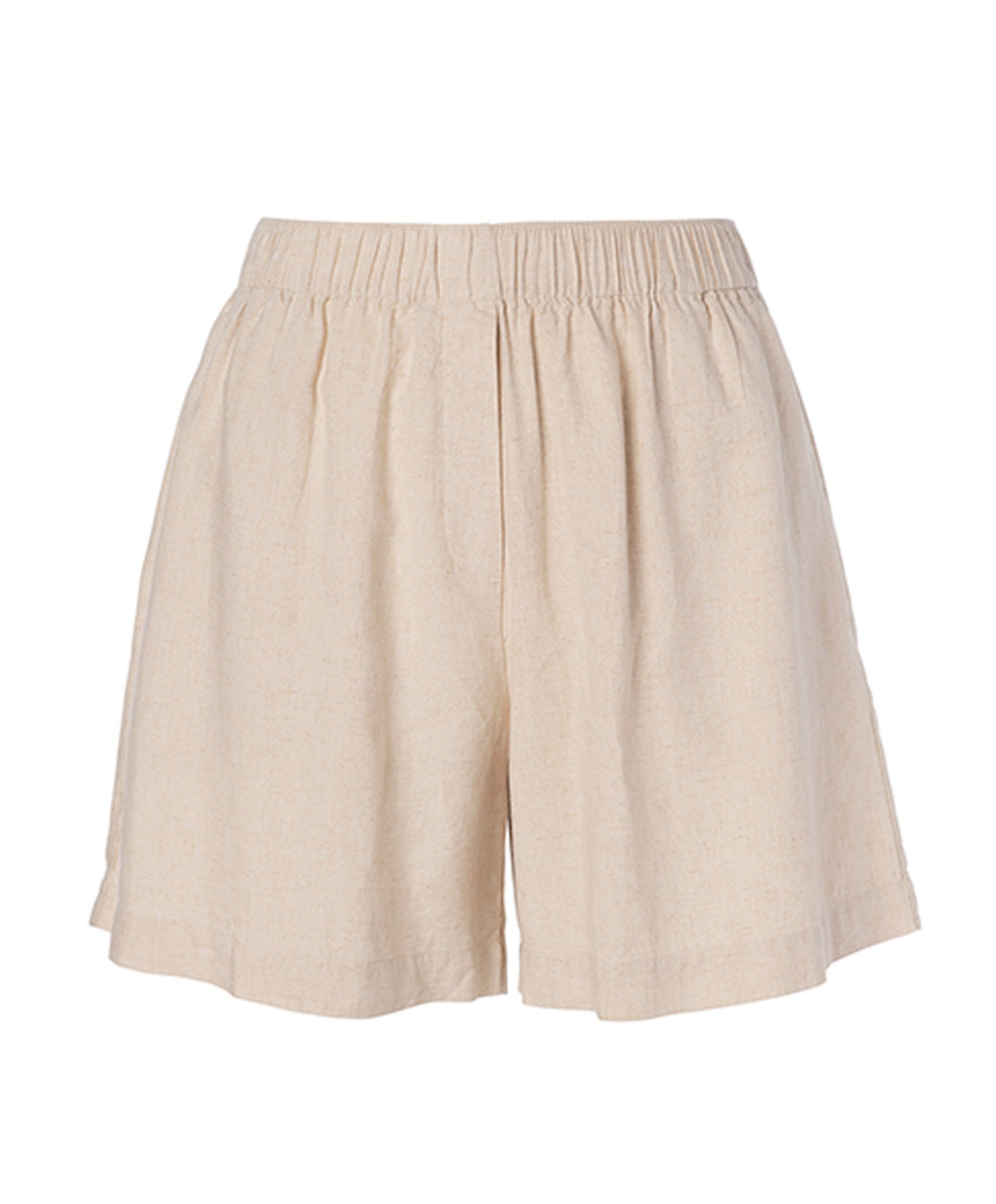 Dames pyjamashort beige