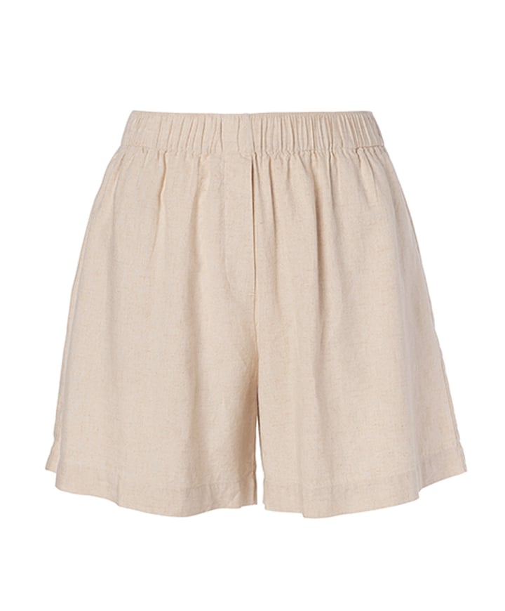 Dames pyjamashort beige
