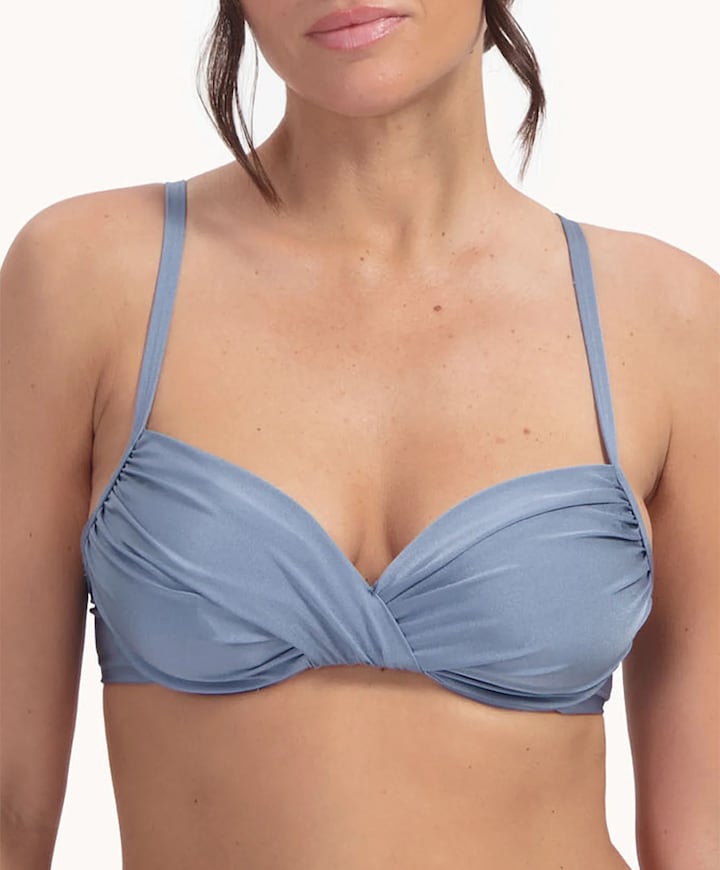 Dames bikinitop blauw