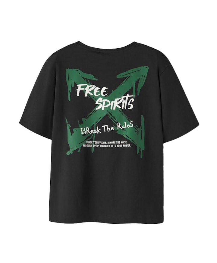 Jongens T-shirt zwart