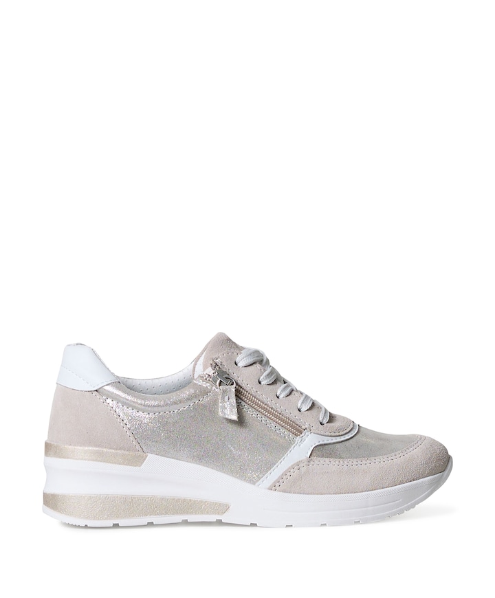 Zae dames sneakers beige
