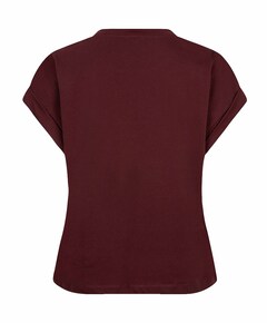 Dames T-shirt bordeaux