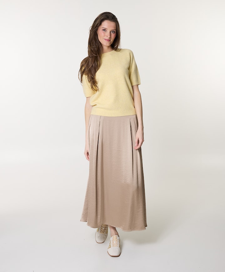 Dames rok beige