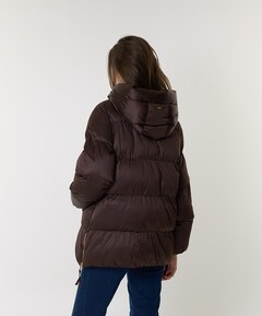 Dames jas bruin