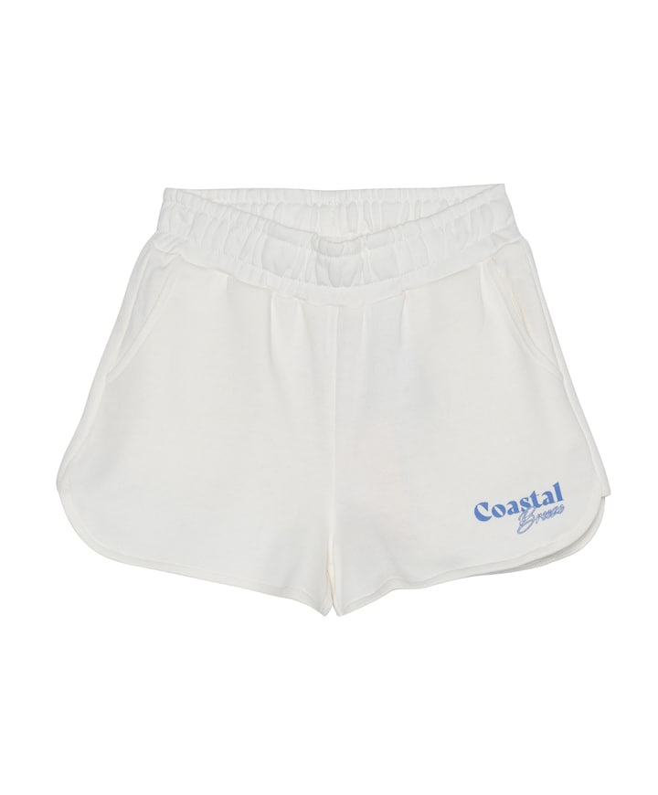 KOGCORA LIFE PRINT SHORTS UB SWT meisjes korte broek ecru