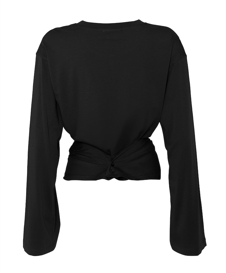 Dames longsleeve zwart