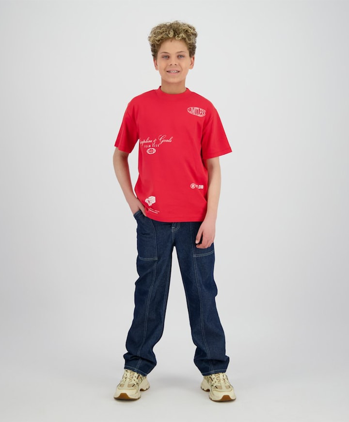 Jongens t-shirt rood