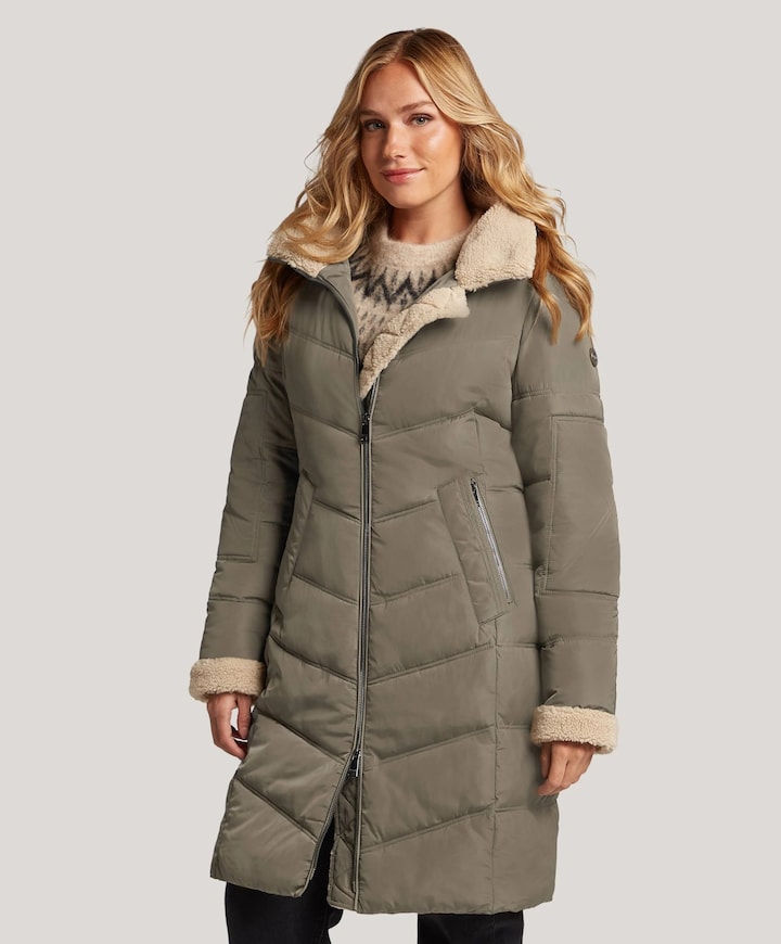 Dames jas beige