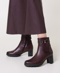 dames enkellaarzen bordeaux