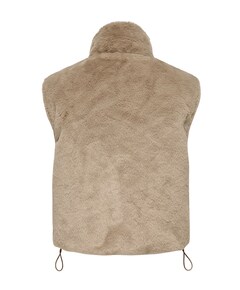 Dames gilet beige