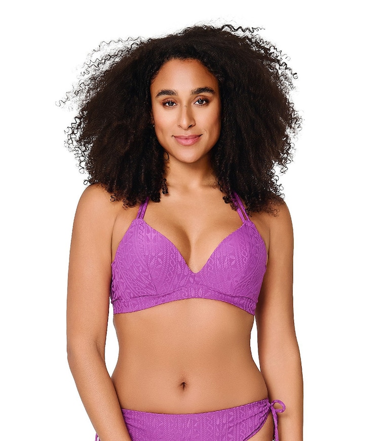 Dames bikinitop paars