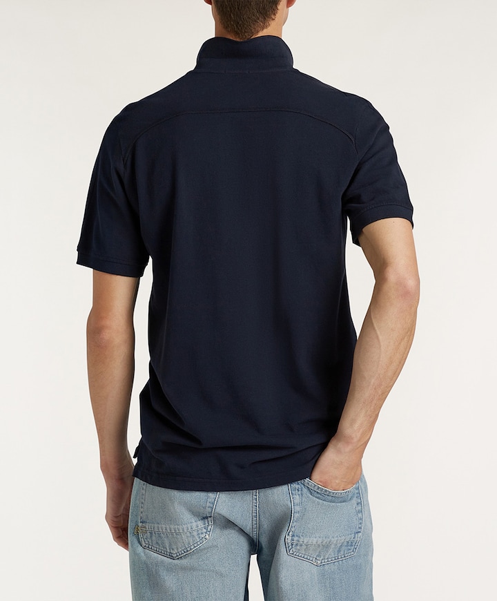 Heren polo blauw