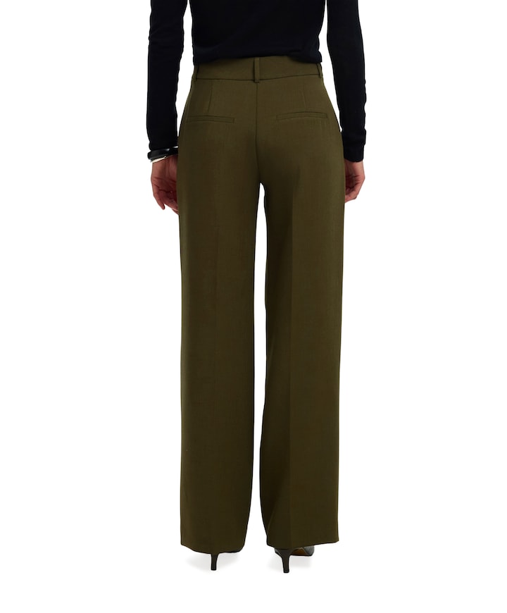 SLFRITA MW WIDE MEL NOOS dames broek groen