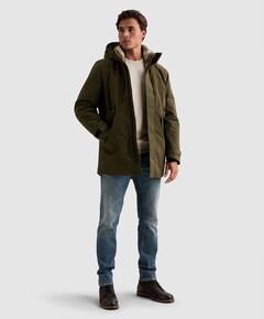 Heren jas groen