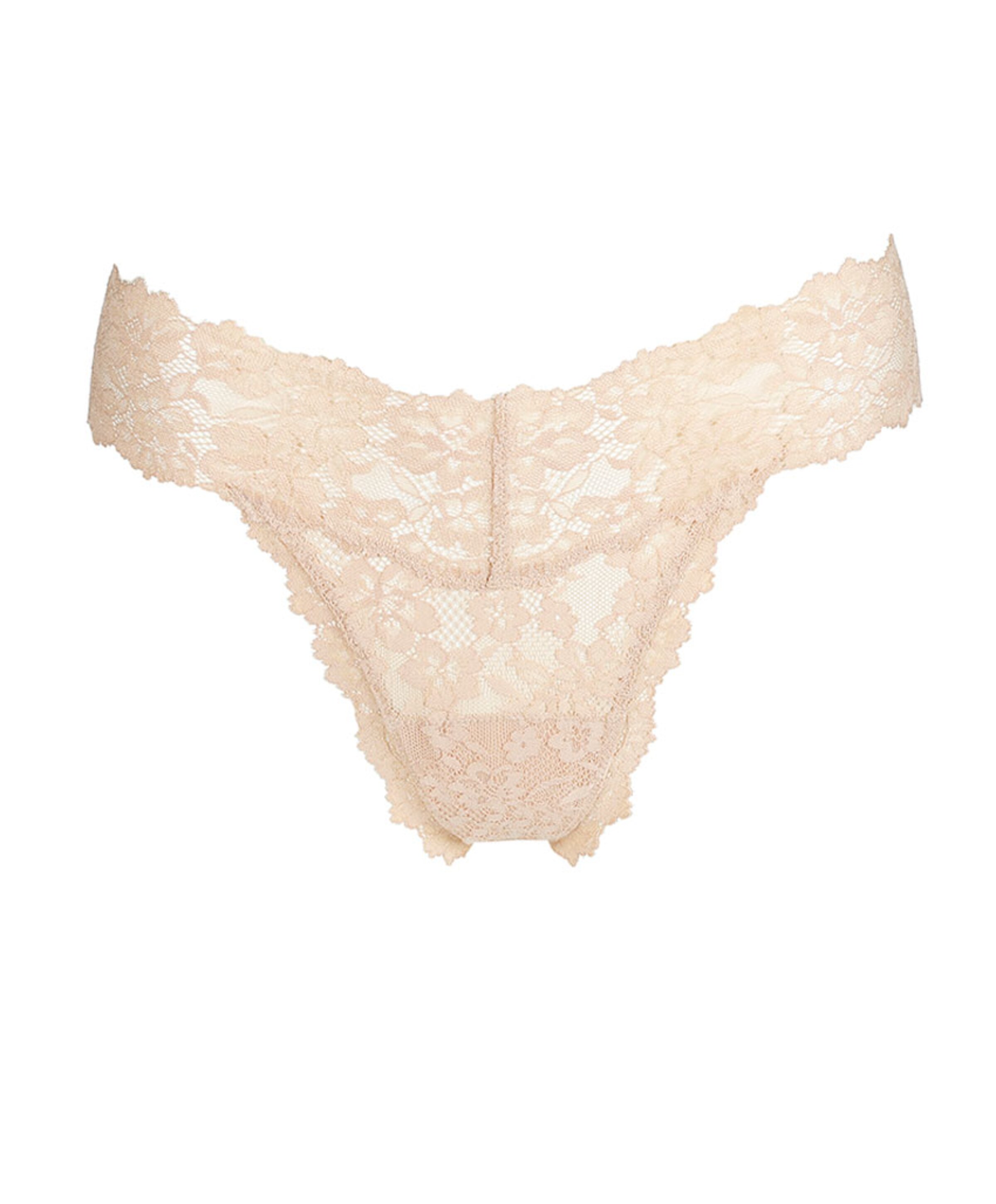 Dames string beige