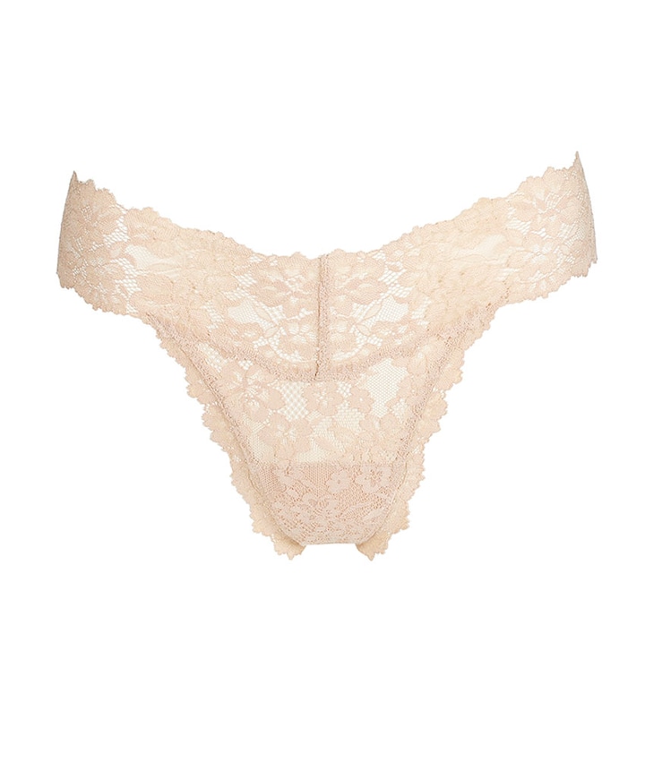 Dames string beige