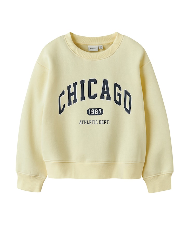 Meisjes sweater geel