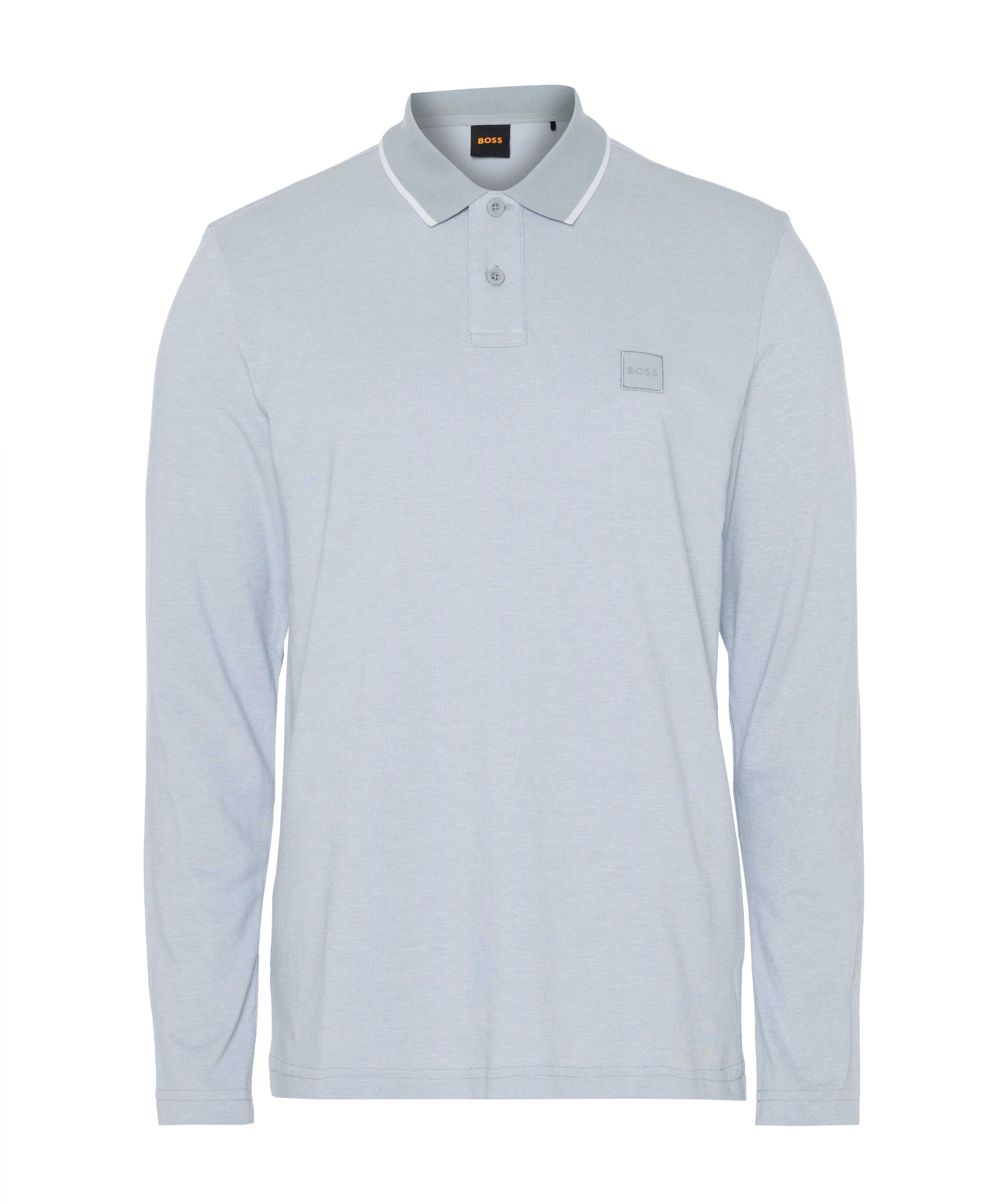 Heren polo grijs
