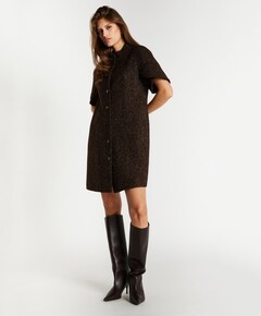 Dames jurk bruin