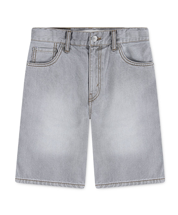 Skate shorts jongens korte broek grijs