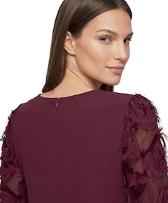 Dames jurk bordeaux