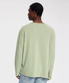 Heren longsleeve groen