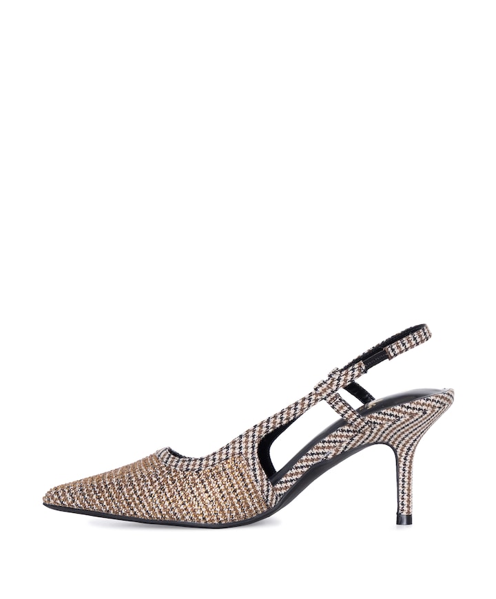 dames slingbacks beige