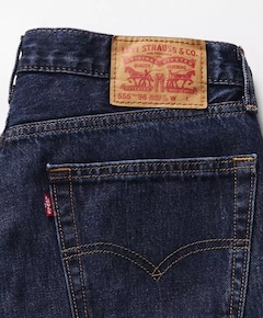 555 Relaxed straight heren jeans blauw