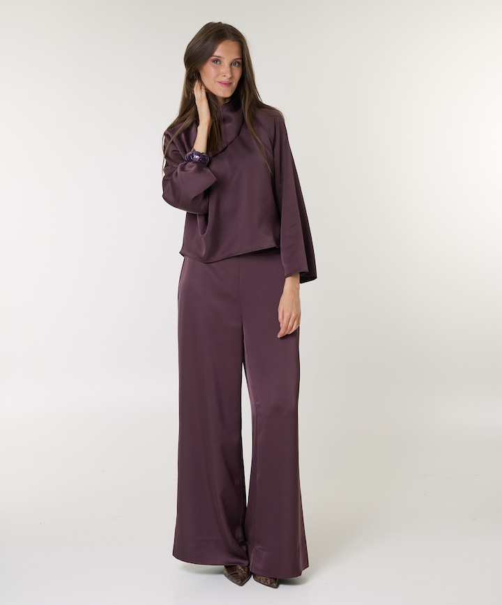 Jacinda dames broek paars