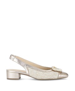dames slingbacks goud