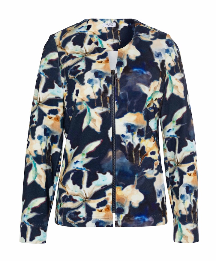 Dames jas blauw