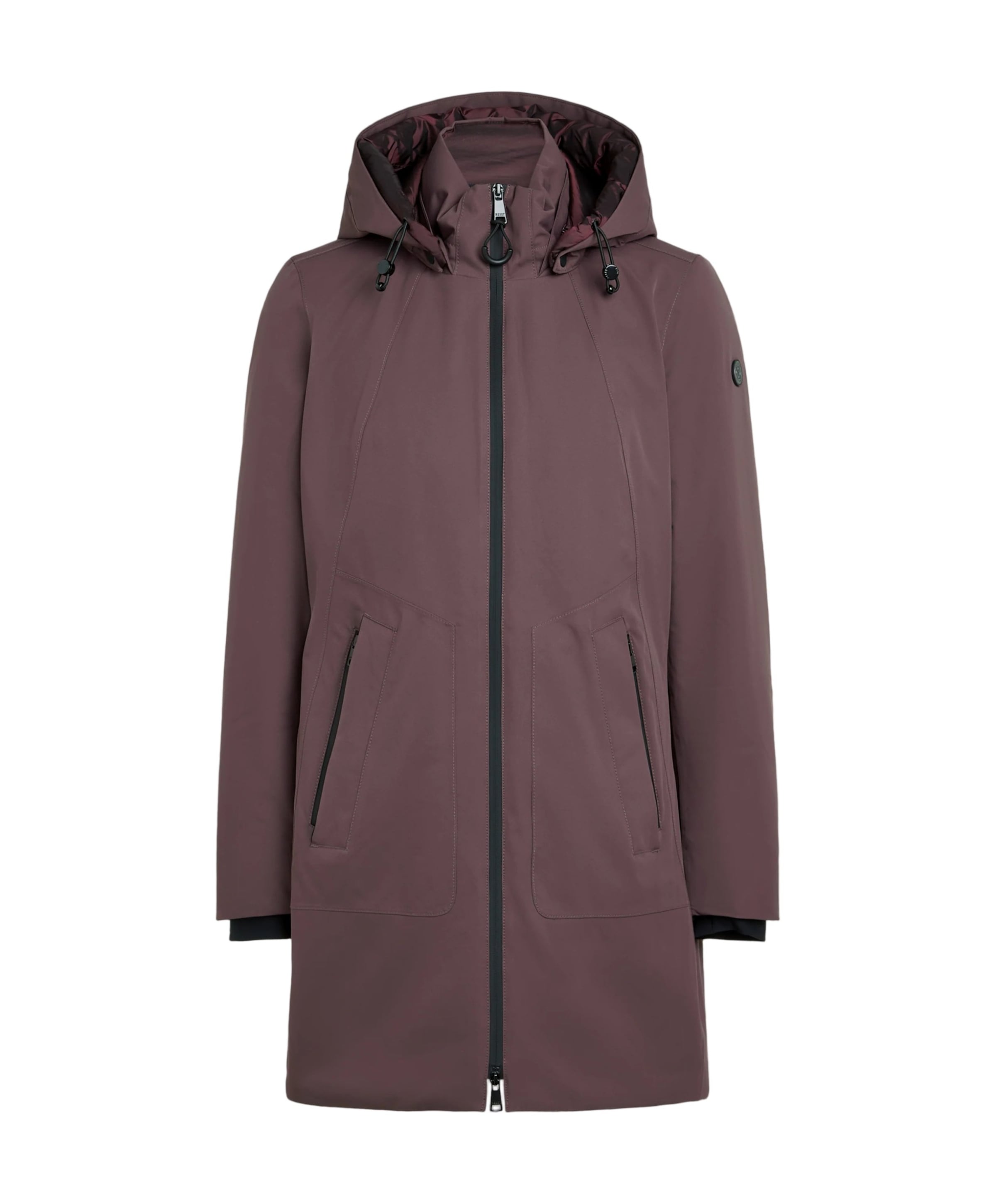 Dames jas bordeaux