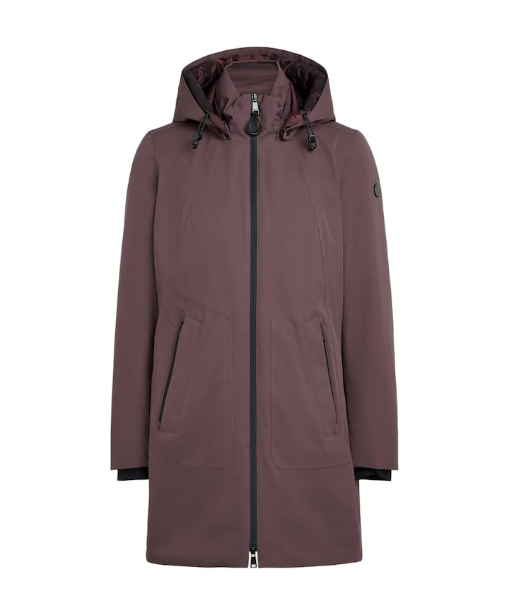Dames jas bordeaux