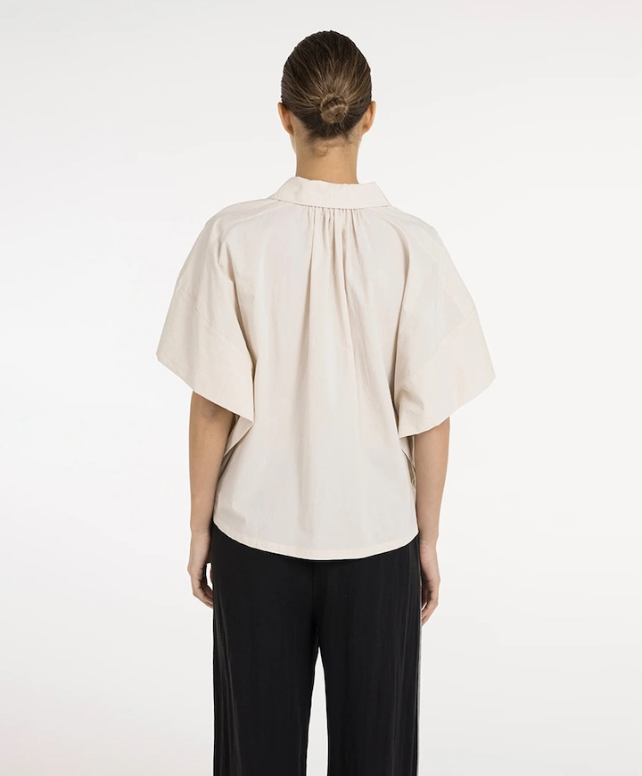 Dames blouse beige