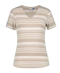 Dames t-shirt beige
