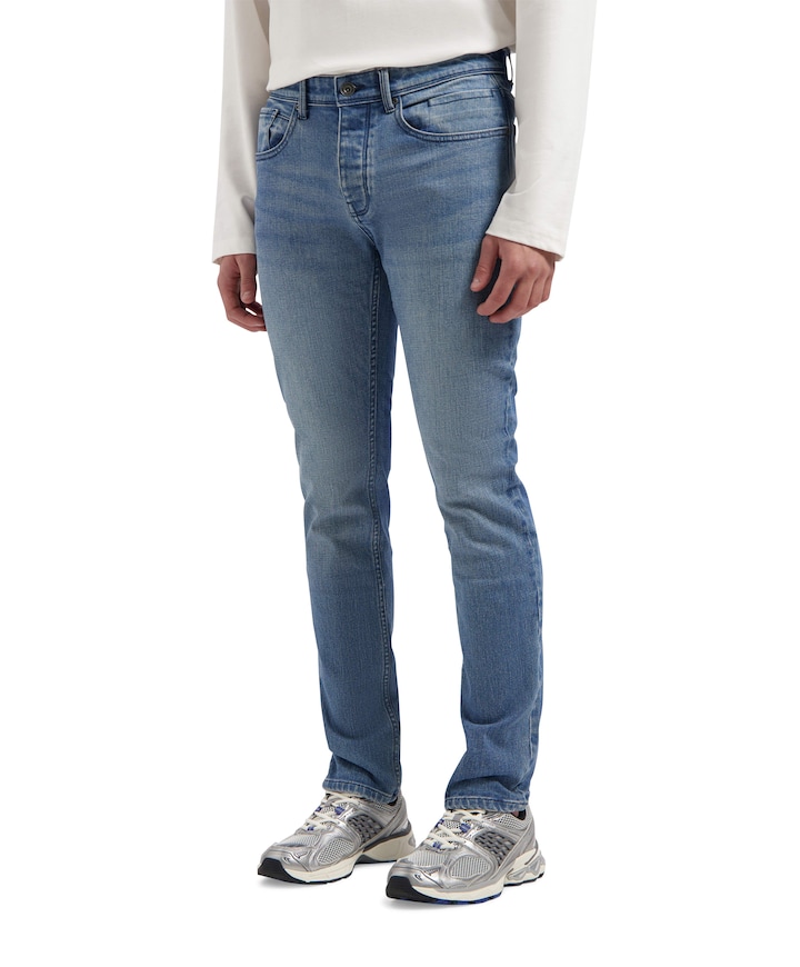 The Ryan Slim Fit Jeans heren jeans blauw
