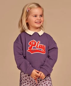 Meisjes sweater paars