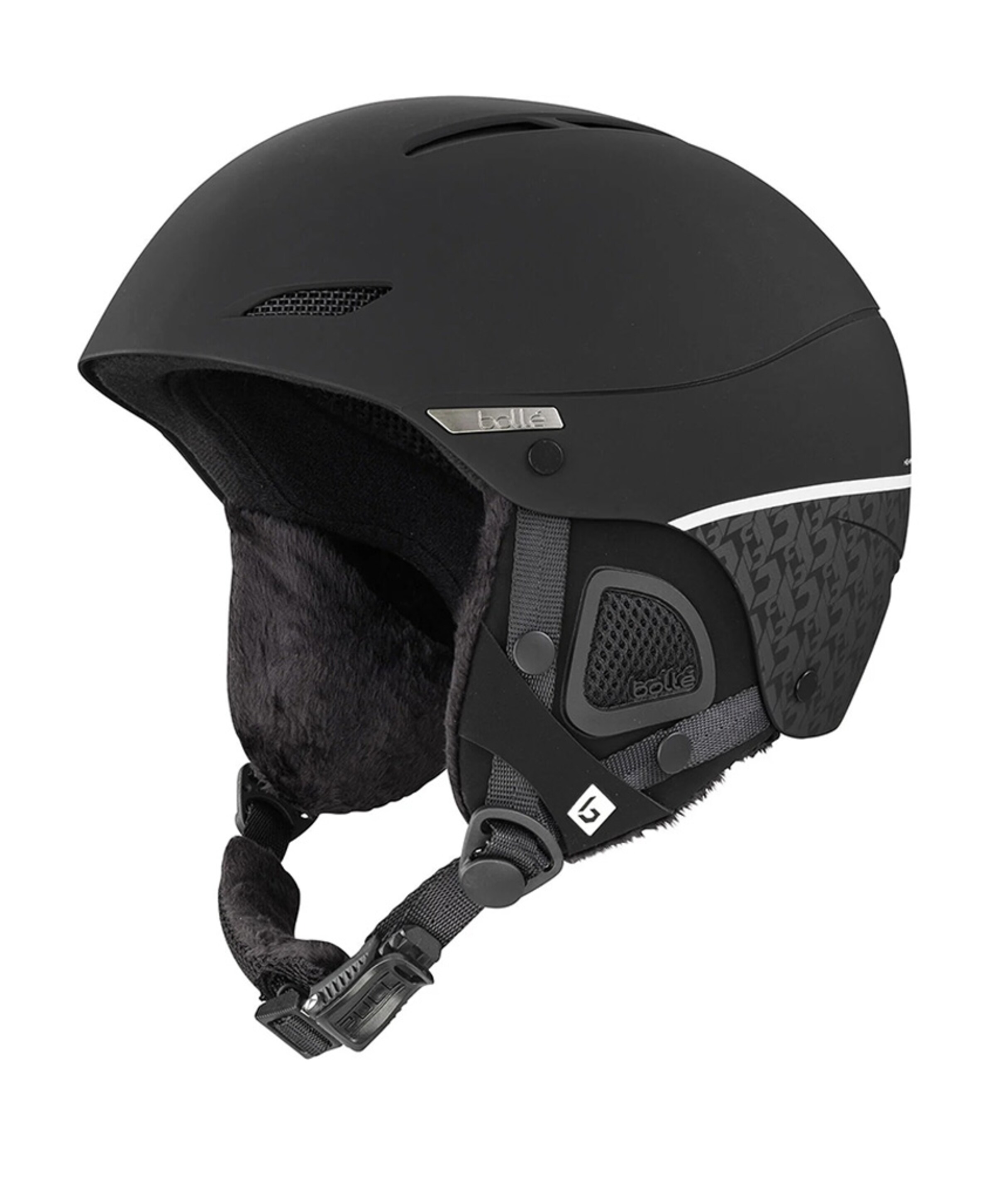 Skihelm uniseks zwart