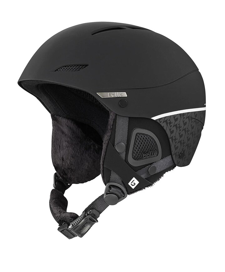 Skihelm uniseks zwart