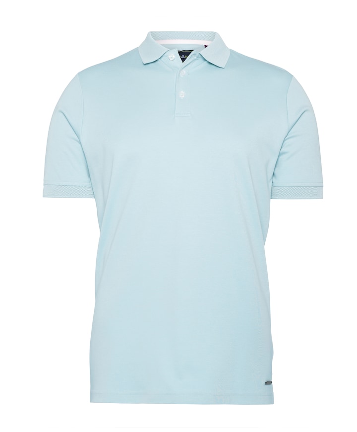 Heren polo blauw