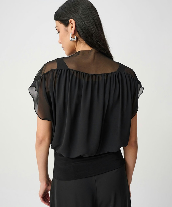 Dames top zwart