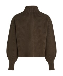 Dames vest bruin